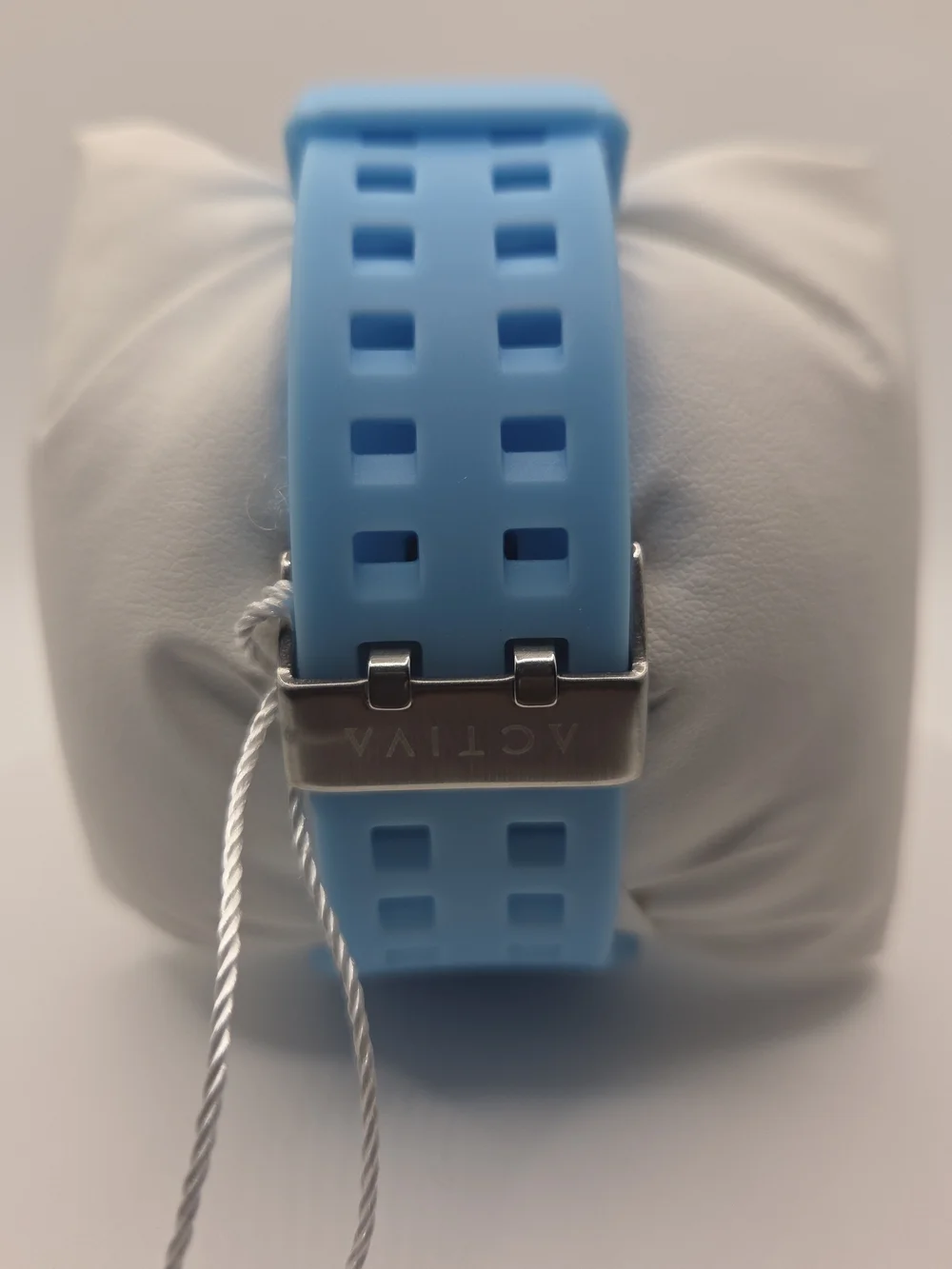 Activa White and Light Blue Digital Sports Watch